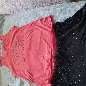 Womens secret treasures summer pj set large